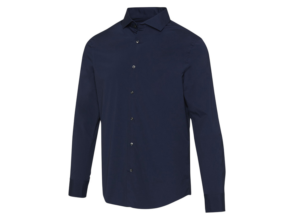 Carnelian мужская рубашка из поплина - Navy Blue