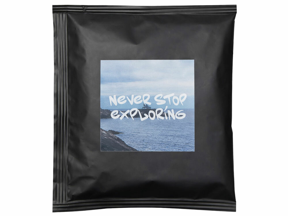 Кофе в дрип пакете "Бразилия 50% / Эфиопия 50%), черный (цифровая печать)