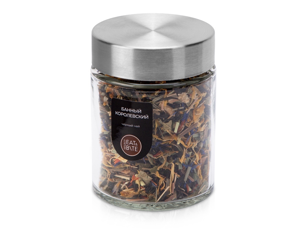 Чай черный, серия &quot;Essence&quot;,  банный королевский, стеклянная банка