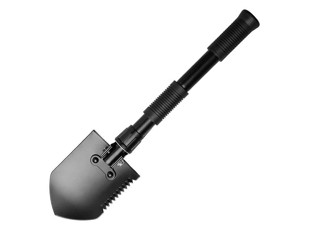 Складная лопата c чехлом "Spade", черный