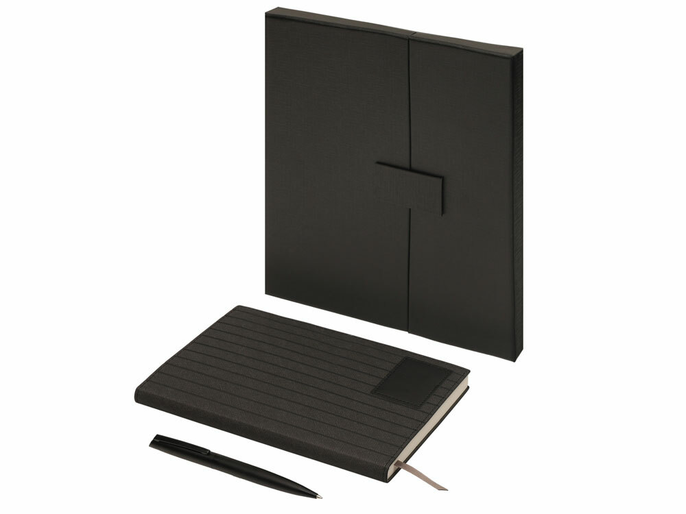 Подарочный набор "Bradburry &amp;Co" с блокнотом А5 и ручкой, черный