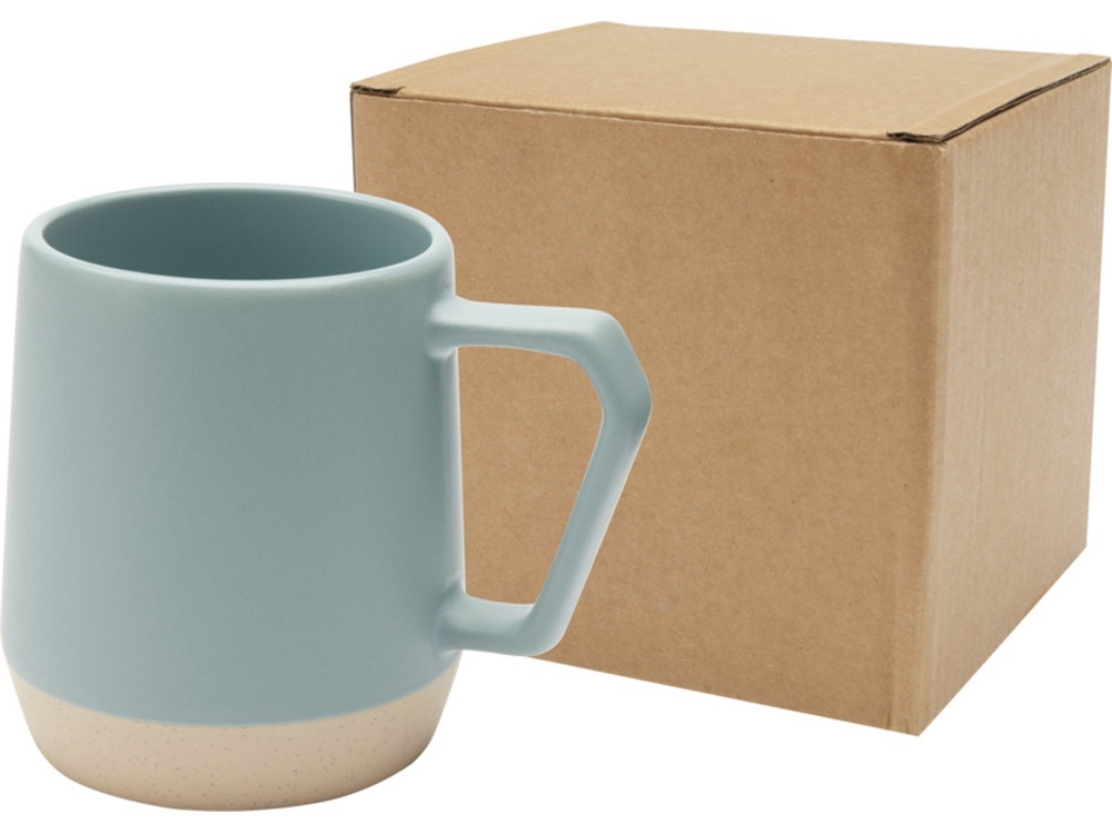 Dolce керамическая кружка объемом 300 мл с матовой отделкой, синий