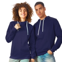 Толстовка унисекс "Stream" с капюшоном, синий нэйви