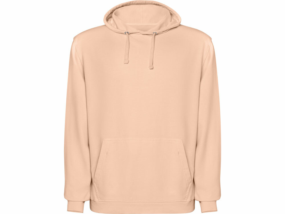 Толстовка с капюшоном «KENIA» унисекс, светло-абрикосовый выстиранный