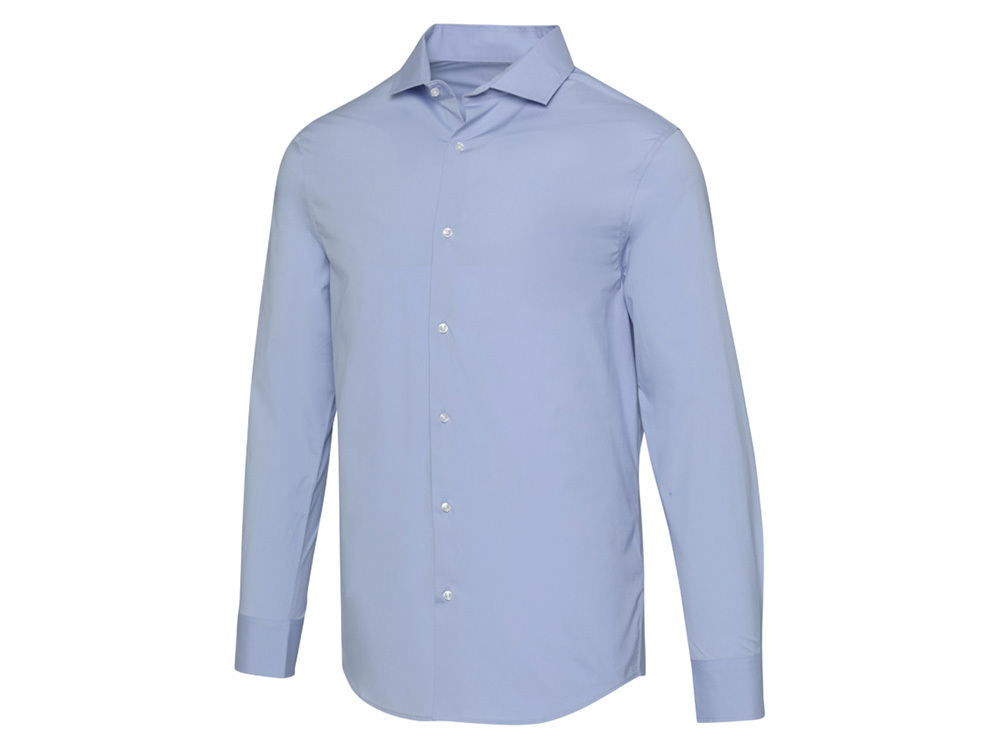 Carnelian мужская рубашка из поплина - Голубой