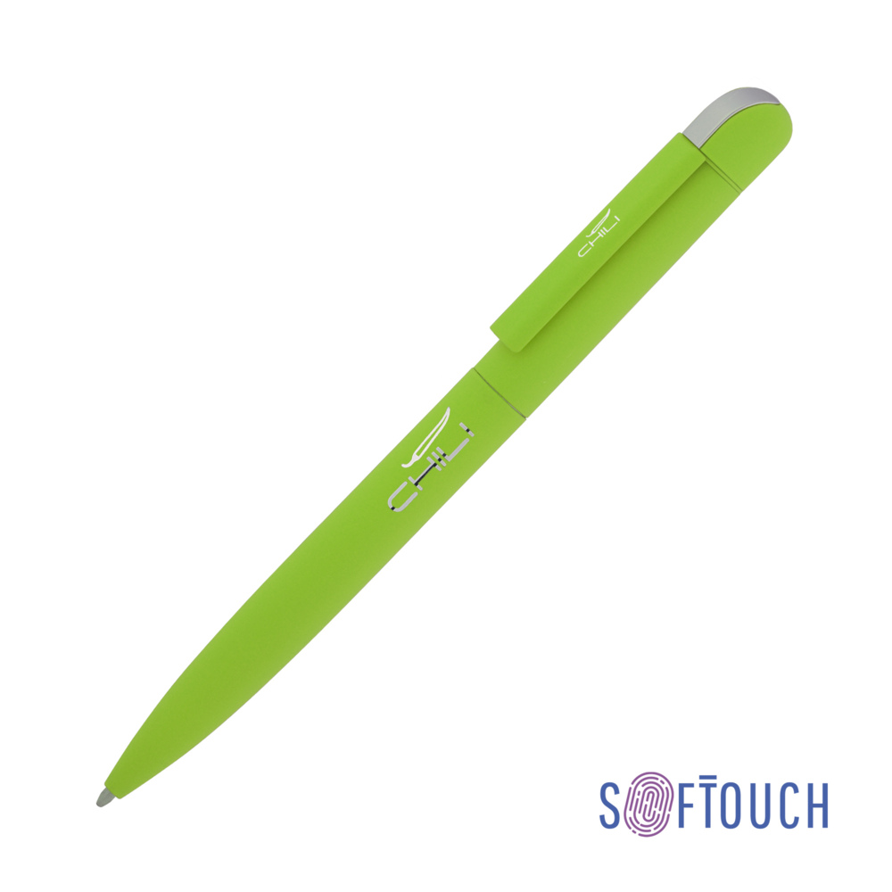 Ручка шариковая &quot;Jupiter&quot;, покрытие soft touch зеленое яблоко