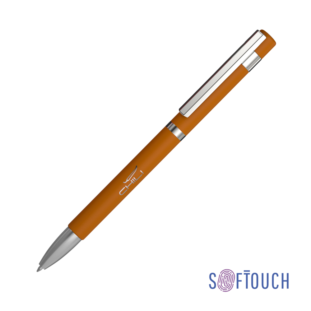 Ручка шариковая &quot;Mars&quot;, покрытие soft touch оранжевый