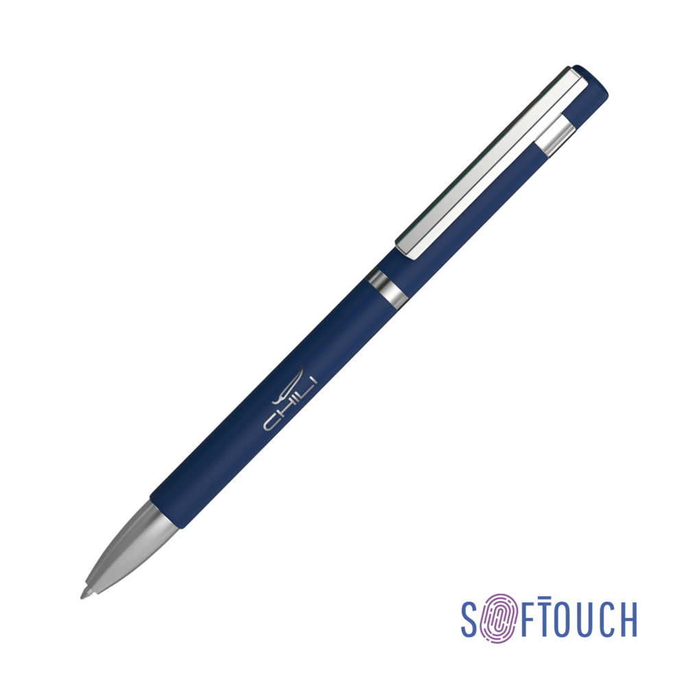 Ручка шариковая &quot;Mars&quot;, покрытие soft touch темно-синий