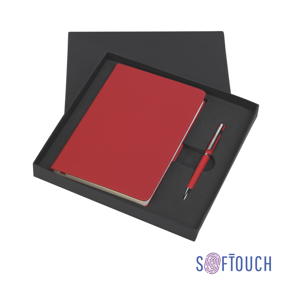 Подарочный набор &quot;Парма&quot;, покрытие soft touch красный