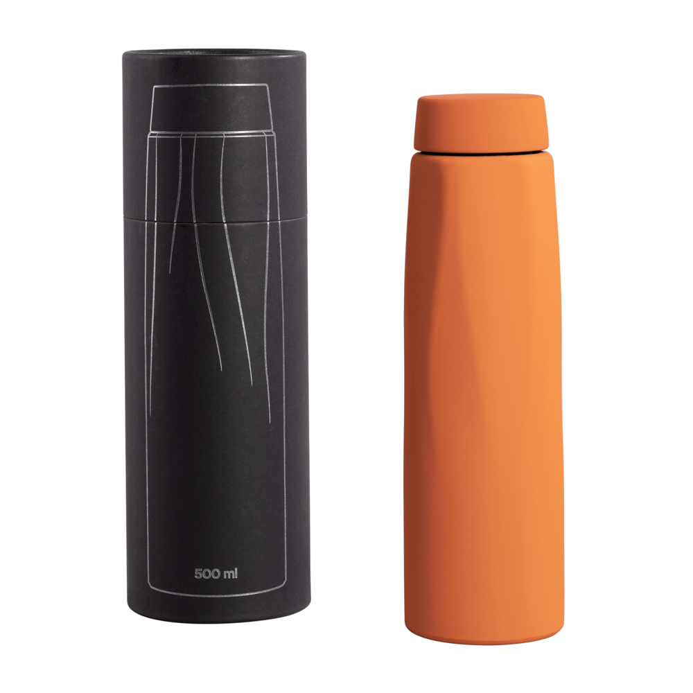 Термос "Calypso", покрытие soft touch, 500 мл оранжевый