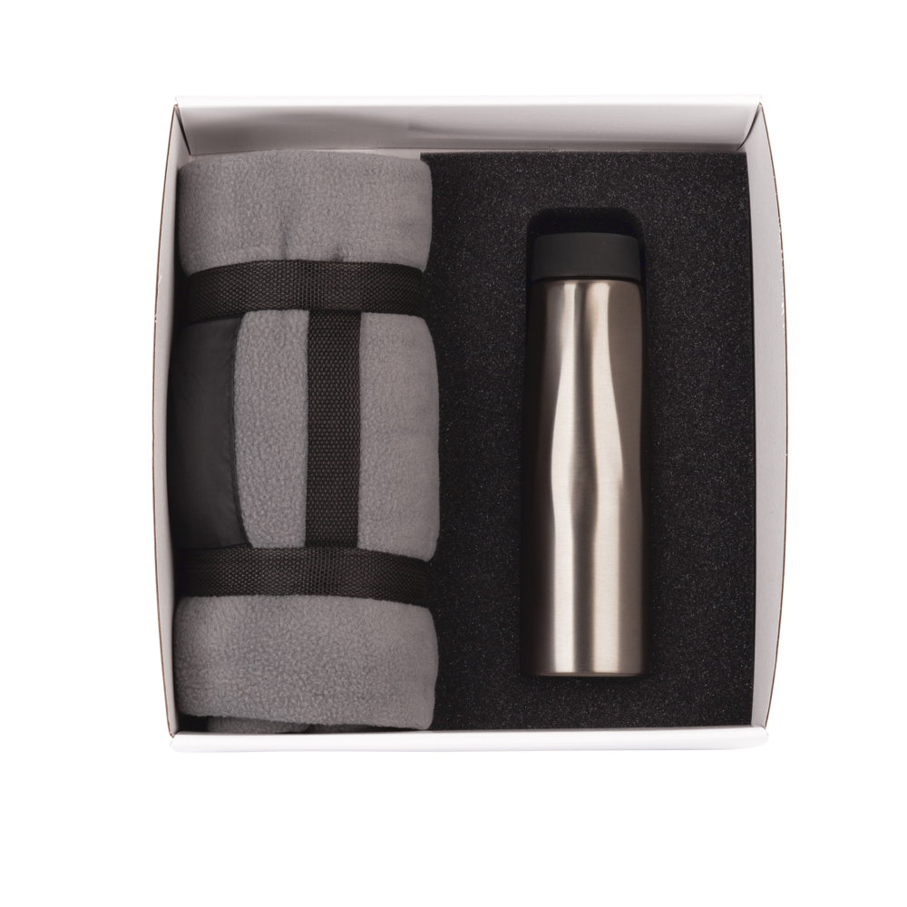 Набор подарочный "Тандем" серый