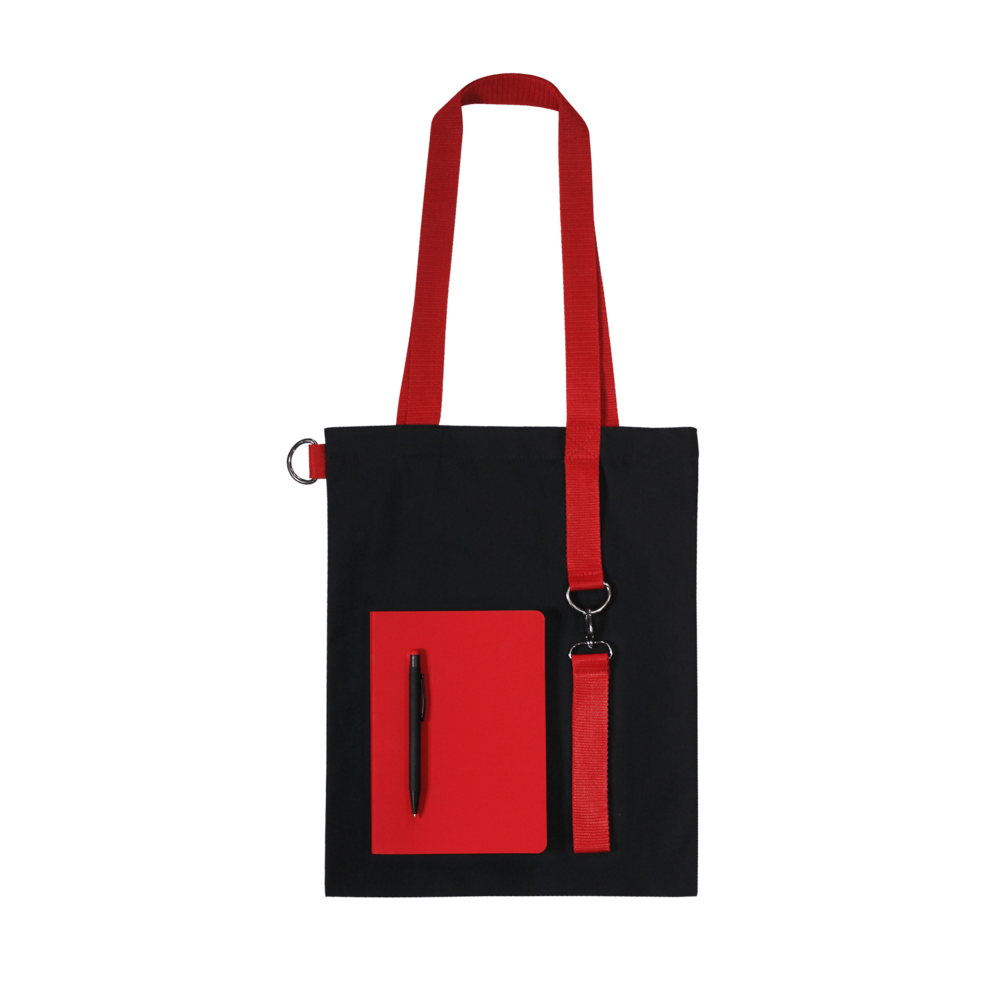 Набор Bplanner casual (чёрный с красным)