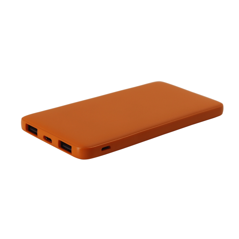 Внешний аккумулятор Bplanner Power 1 ST, софт-тач, 5000 mAh (Оранжевый)