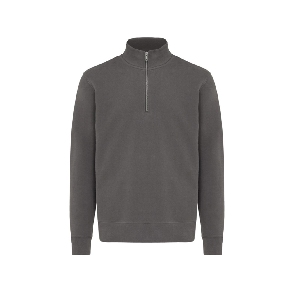 Свитшот на молнии Iqoniq Elgon из переработанного хлопка, 300 г/м²