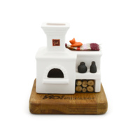 Печка-подсвечник "Emelya", средняя (белый)